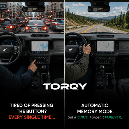 Torqy Auto Start Stop Eliminator for Ford Bronco 2021-2026 - Easy Under-Dash Plug & Play Install (No Console Removal)