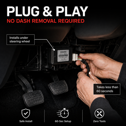 Torqy Auto Start Stop Eliminator for Ford Bronco 2021-2026 - Easy Under-Dash Plug & Play Install (No Console Removal)