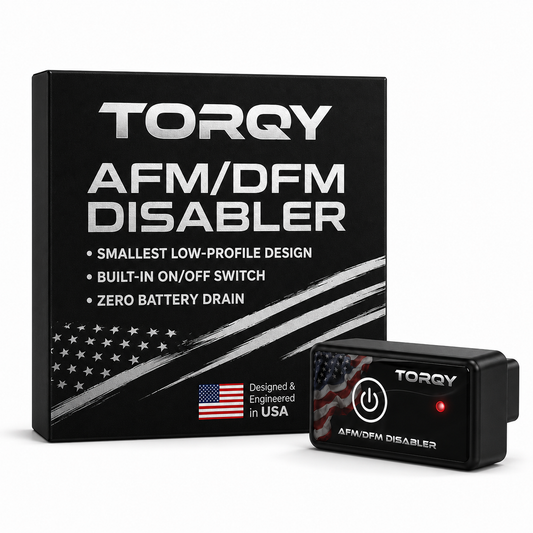 Torqy AFM/DFM Disabler Device for GM V8 & V6 - Active Fuel Management Disable OBD-II Module for Chevy Silverado, Tahoe, Suburban & GMC Sierra, Yukon